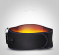 Wearable heat therapy belt in use