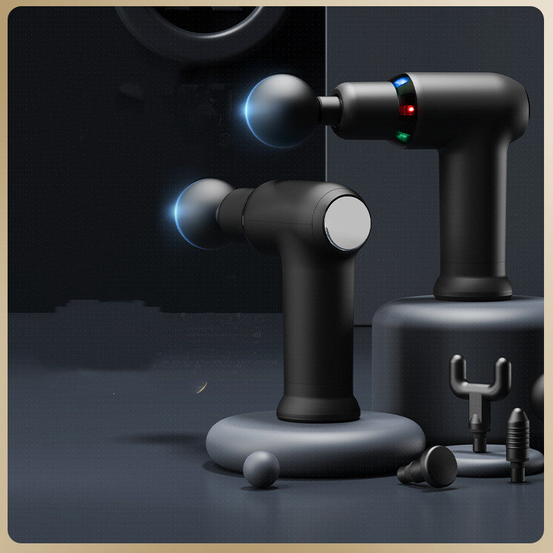 Massage gun quiet motor feature